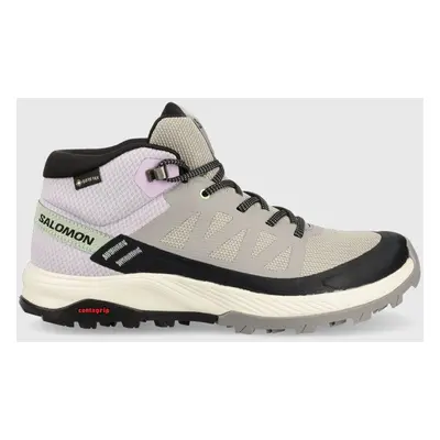 Salomon cipő Outrise Mid GTX szürke, női, L47141800