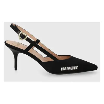 Love Moschino tűsarkú fekete, JA10627G0IIM0000, JA10389G1IIH0000