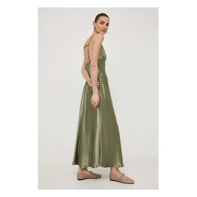 Max Mara Leisure ruha zöld, maxi, harang alakú