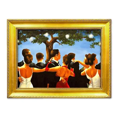 olajfestékkel készült festmény keretben Jack Vettriano, The Singing Butler