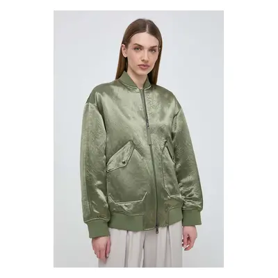 Max Mara Leisure bomber dzseki női, zöld, téli, oversize