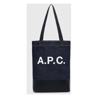 A.P.C. táska tote axel sötétkék, CODDP-M61444