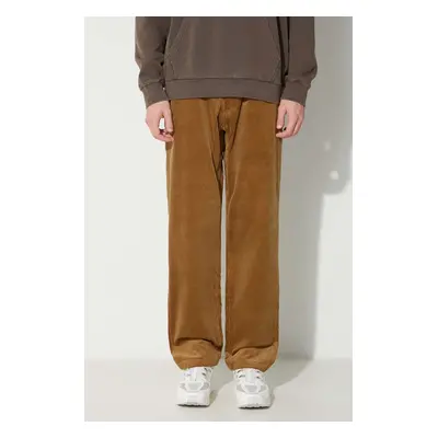 Gramicci kordbársony nadrág Corduroy Pant barna, egyenes, G2FM.P003