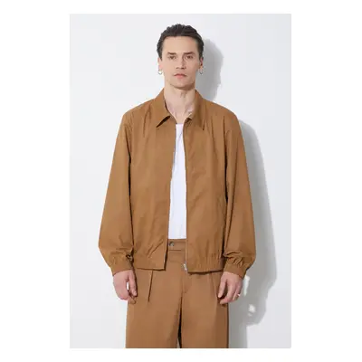 A.P.C. rövid kabát blouson gilbert férfi, barna, átmeneti, COGXS-H02922