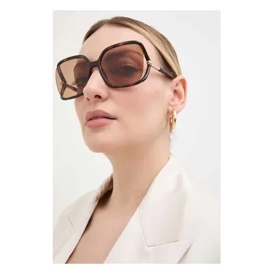 Tom Ford napszemüveg barna, női, FT1089_6052E