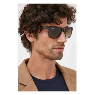 Ray-Ban napszemüveg JUSTIN barna, férfi, 0RB4165