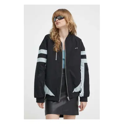 Résumé bomber dzseki AlanaRS Jacket Unisex női, fekete, átmeneti