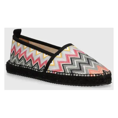 Missoni espadrilles Elle fekete, M26_001