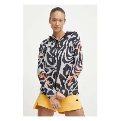 adidas by Stella McCartney kabát futáshoz TruePace szürke, átmeneti, IQ4481