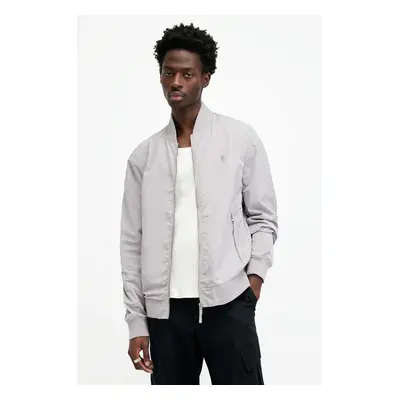 AllSaints bomber dzseki férfi, szürke, átmeneti