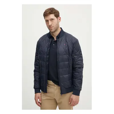 Tommy Hilfiger bomber dzseki férfi, sötétkék, átmeneti, MW0MW36325