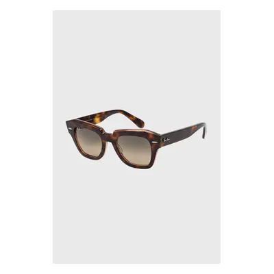 Ray-Ban szemüveg STATE STREET barna, 0RB2186