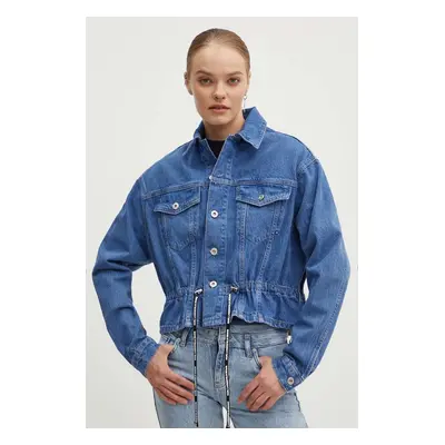 Karl Lagerfeld Jeans farmerdzseki női, átmeneti, oversize, 245J1400