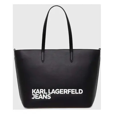 Karl Lagerfeld Jeans kézitáska fekete, 245J3006