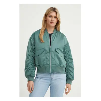 Levi's bomber dzseki női, zöld, átmeneti, A7262