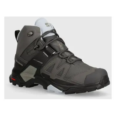 Salomon cipő X Ultra Mid GTX szürke, női, L41625000