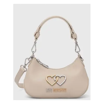 Love Moschino bőr táska bézs, JC4075PP1LL1000A