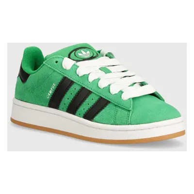 adidas Originals velúr sportcipő Campus 00s zöld, JH9095