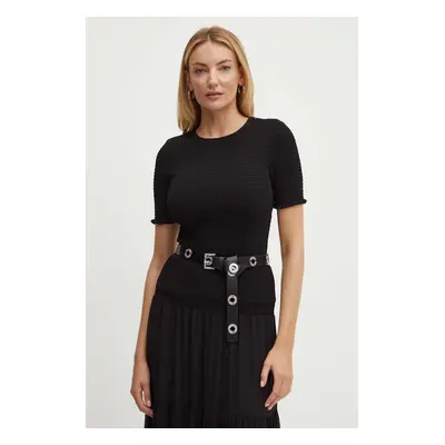 MICHAEL Michael Kors t-shirt női, fekete, MT4427C7R3