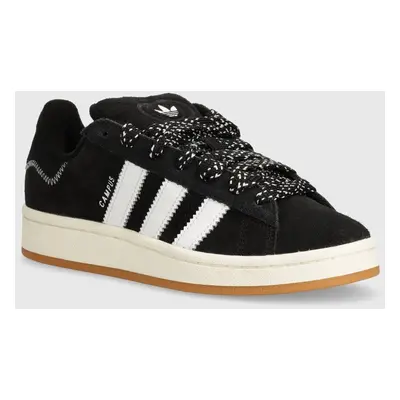 adidas Originals velúr sportcipő Campus 00s fekete, IH2659