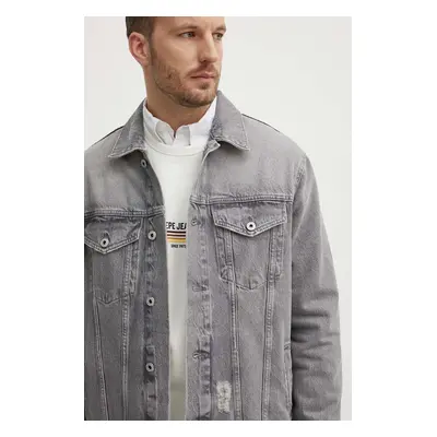 Pepe Jeans farmerdzseki RELAXED JACKET férfi, szürke, átmeneti, PM402972UI3