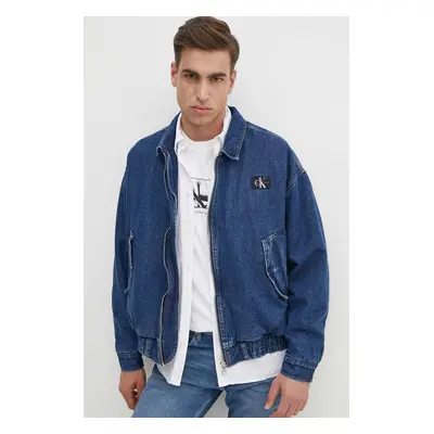 Calvin Klein Jeans farmerdzseki férfi, sötétkék, átmeneti, J30J325757