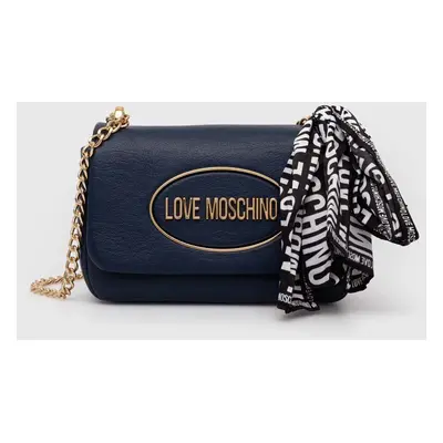 Love Moschino kézitáska sötétkék, JC4032PP1LLE100A