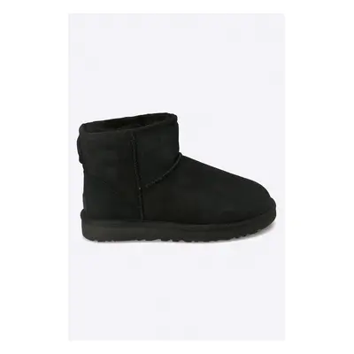 UGG velúr hócipő Classic Mini II fekete, női, 1016222.BLK