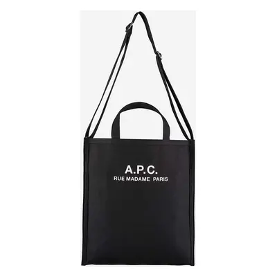 A.P.C. táska A.P.C. Cabas Recuperation CODBM-H61318 BLACK fekete