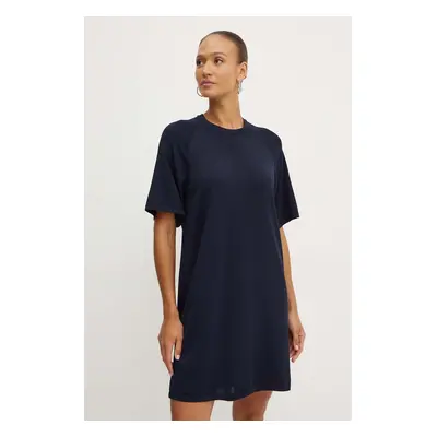 Max Mara Leisure ruha sötétkék, mini, oversize