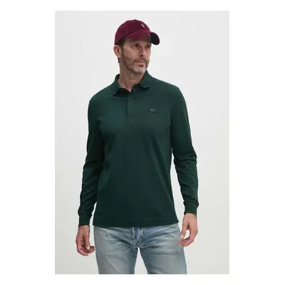 Lacoste hosszú ujjú zöld, férfi, sima, PH2481