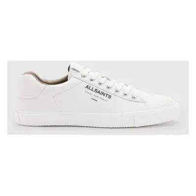 AllSaints bőr sportcipő Undgrnd Lthr Low Top fehér, M058FB