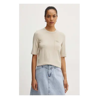 Max Mara Leisure t-shirt női, bézs