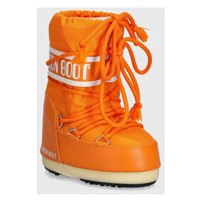 Moon Boot gyerek hótaposó ICON NYLON narancssárga, 80D1400440