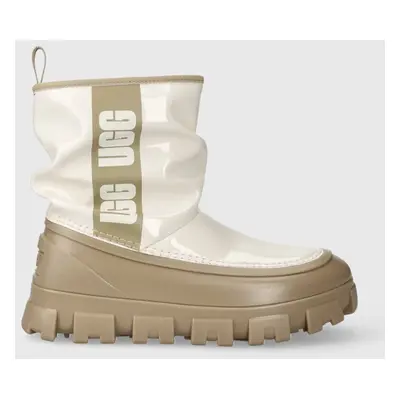 UGG hócsizma Classic Brellah Mini bézs, női