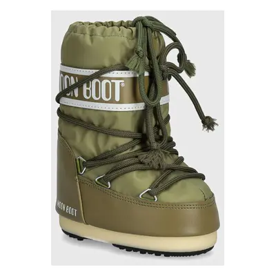 Moon Boot gyerek hótaposó ICON NYLON zöld, 80D1400440