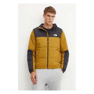 The North Face rövid kabát Gosei Puffer férfi, zöld, átmeneti, NF0A87951OB1