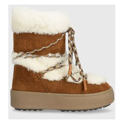 Moon Boot gyerek hótaposó MB JTRACK SHEARLING bézs