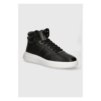 Calvin Klein sportcipő HIGH TOP LACE UP HF fekete, HM0HM01552