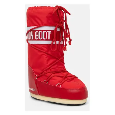 Moon Boot hócipő MB ICON NYLON piros, 80D1400440 D001