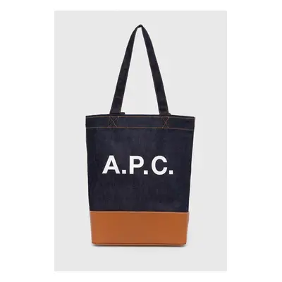 A.P.C. táska tote axel barna, CODDP-M61444