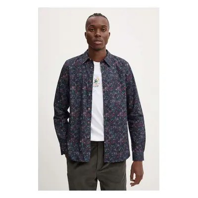 PS Paul Smith pamut ing férfi, galléros, fekete, regular, M2R.149T.N22172