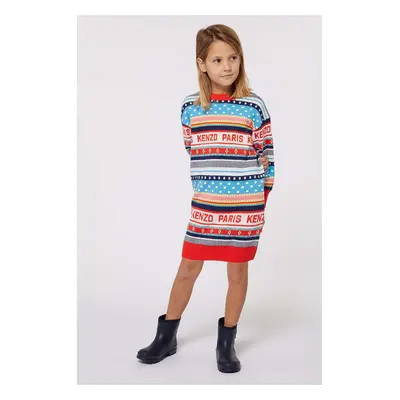 Kenzo Kids gyerek ruha mini, egyenes, K60686