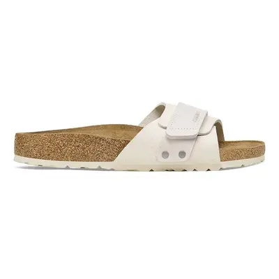 Birkenstock papucs velúrból Oita szürke, női