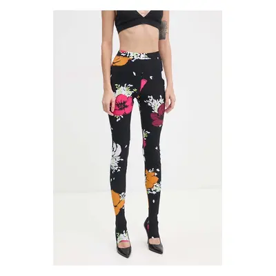 Moschino Jeans legging női, mintás, A0342