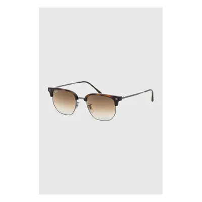 Ray-Ban napszemüveg 0RB4416 NEW CLUBMASTER barna, 0RB4416