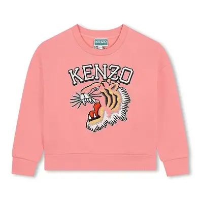 Kenzo Kids gyerek felső rózsaszín, nyomott mintás, K60692