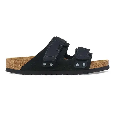 Birkenstock papucs velúrból Uji fekete, női