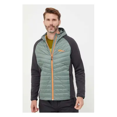 Jack Wolfskin sportos dzseki Routeburn Pro Hybrid zöld