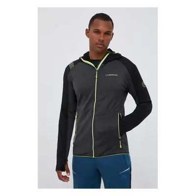 LA Sportiva sportos pulóver Upendo Hoody fekete, sima, kapucnis